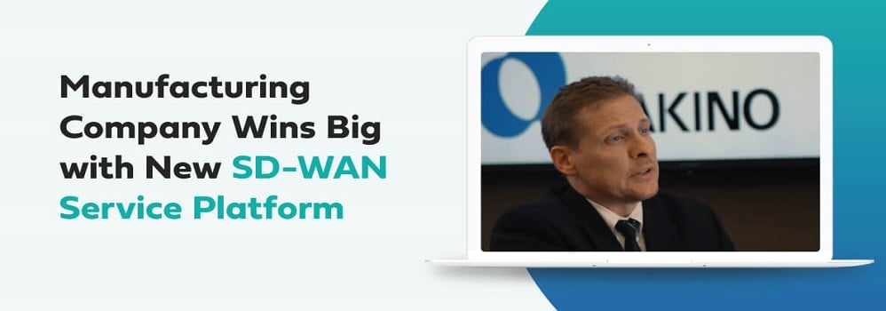 새로운 SD-WAN 서비스 플랫폼으로 큰 성공을 거둔 제조 기업